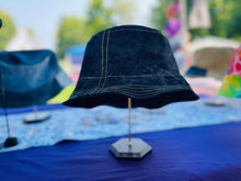 Load image into Gallery viewer, Black and Gray Bucket Hat
